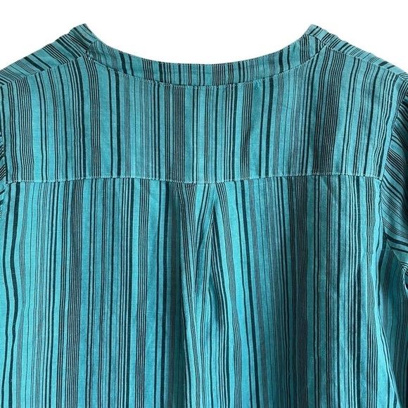 Soft Surroundings Simplicity Striped 100% Linen Tunic Top, Size S - Picture 4 of 7